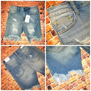 NWT Cello Denim Bermuda Shorts